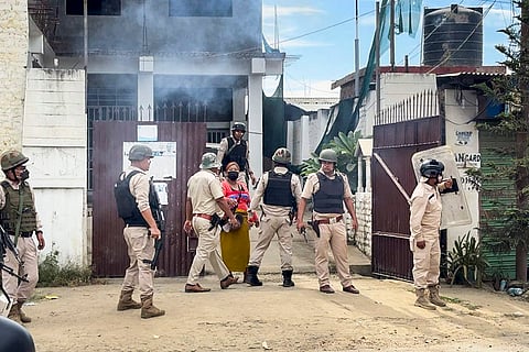 Students Protest Manipur